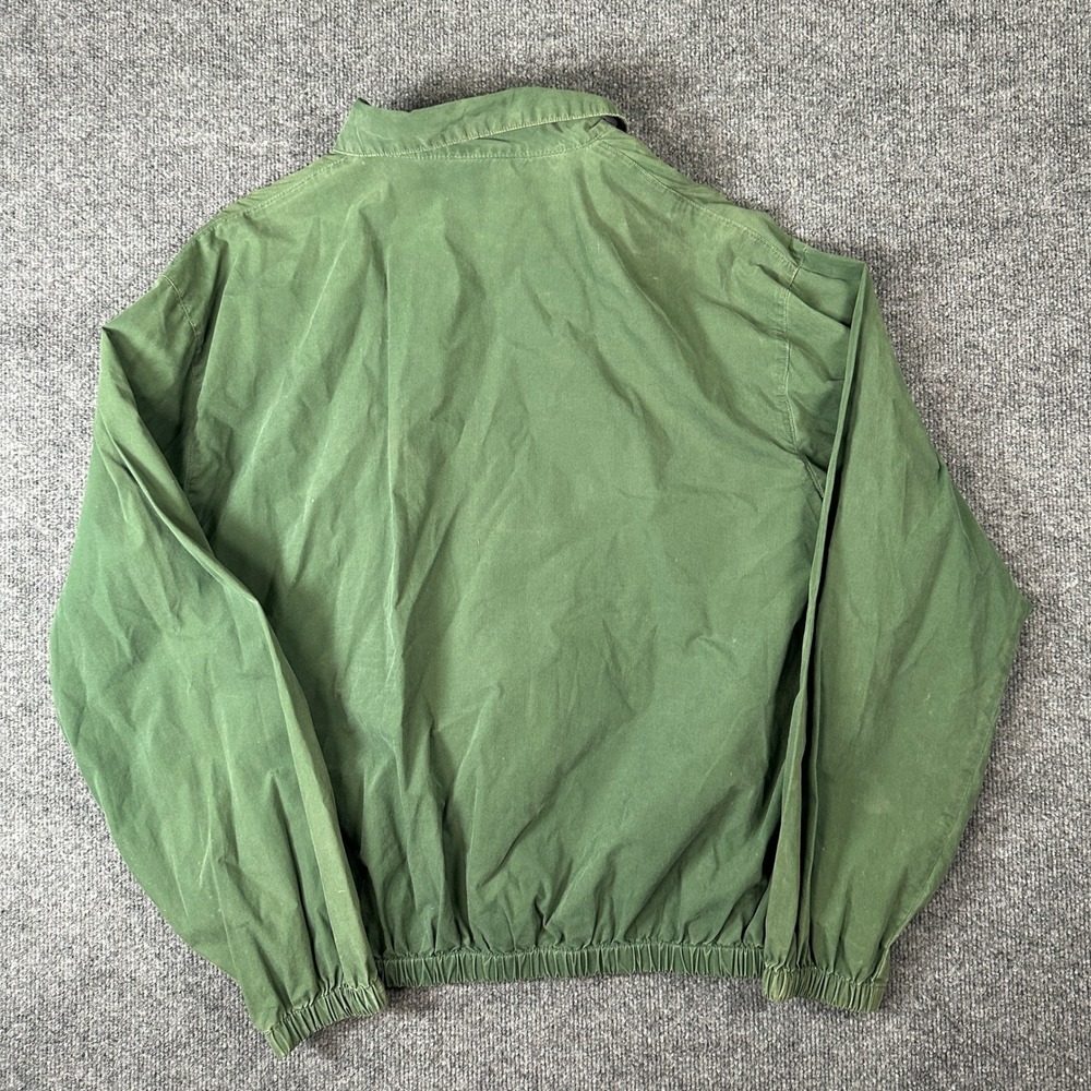 VTG Polo Sport Ralph Lauren Green Cotton Harrington Jacket Men's Size L USA - Picture 7 of 11